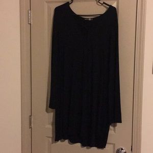Black long sleeved dress